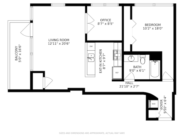 303 W Ohio St Unit 2302, Chicago, IL 60654 - view of property floor plan