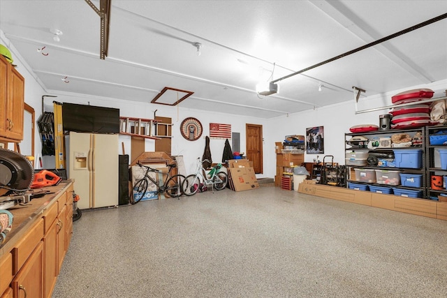 20 Park Dr, Villa Grove, IL 61956 - garage with a garage door opener