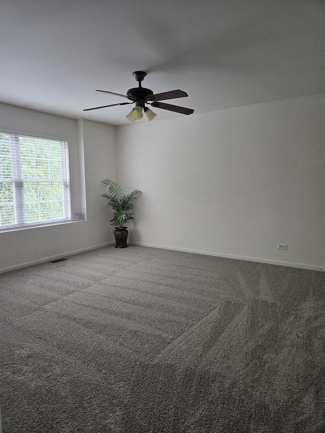 8501 Sawyer Ct, Joliet, IL 60431 - spare room featuring carpet flooring and a ceiling fan