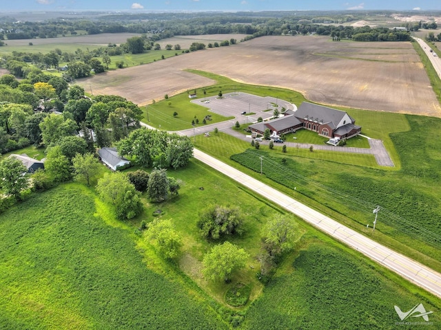 43W888 Hughes Rd, Elburn, IL 60119 - aerial view of property and surrounding area with rural landscape