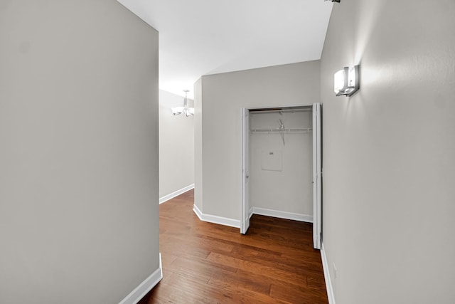 1600 S Prairie Ave Unit 1507, Chicago, IL 60616 - corridor featuring wood finished floors and a chandelier