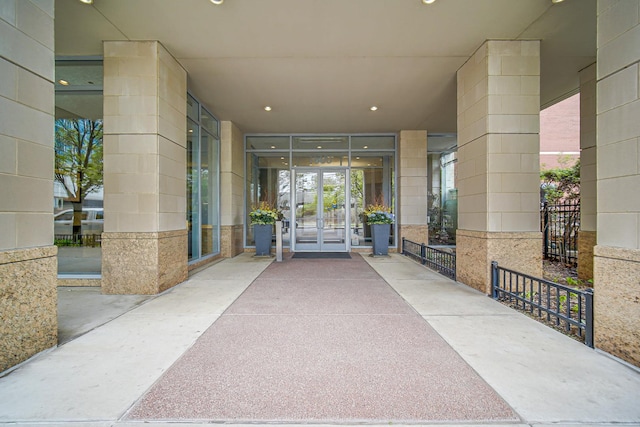 1600 S Prairie Ave Unit 1507, Chicago, IL 60616 - entrance to property with french doors and brick siding