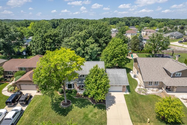 13542 S Erin Dr, Homer Glen, IL 60491 - aerial perspective of suburban area