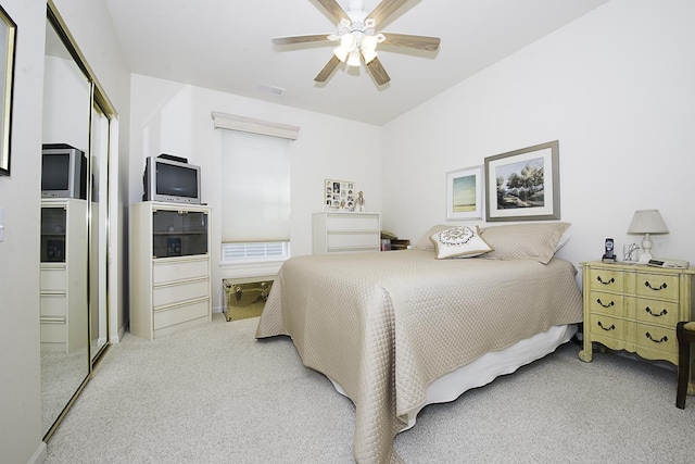 11642 Sunderlin Dr, Huntley, IL 60142 - bedroom with carpet floors and ceiling fan