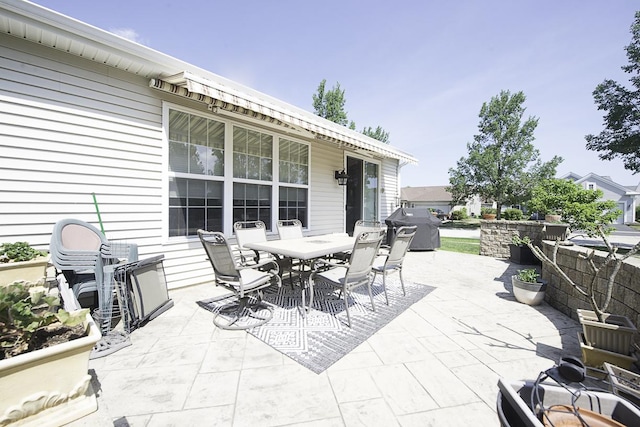 11642 Sunderlin Dr, Huntley, IL 60142 - view of patio / terrace with outdoor dining area and grilling area