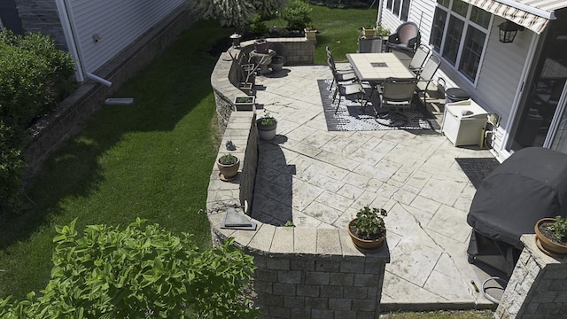 11642 Sunderlin Dr, Huntley, IL 60142 - view of patio with outdoor dining space