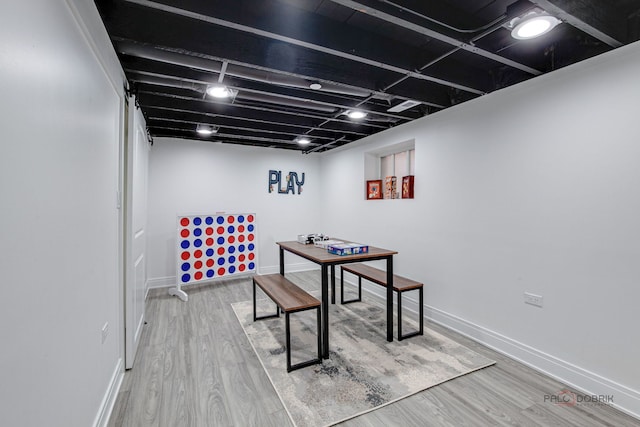 842 Mapleton Ave, Oak Park, IL 60302 - recreation room with wood finished floors
