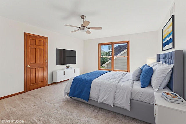 3175 Wild Meadow Ln, Aurora, IL 60504 - bedroom with carpet floors and ceiling fan