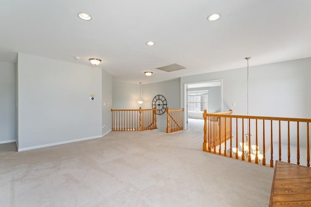 17857 Wilker Dr, Lockport, IL 60441 - carpeted spare room with recessed lighting