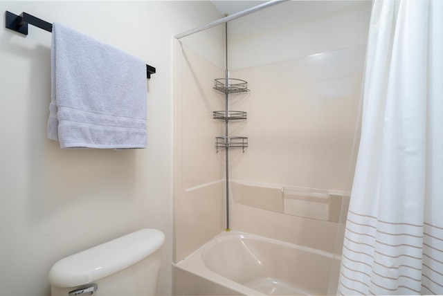17857 Wilker Dr, Lockport, IL 60441 - bathroom with shower / bath combination with curtain and toilet