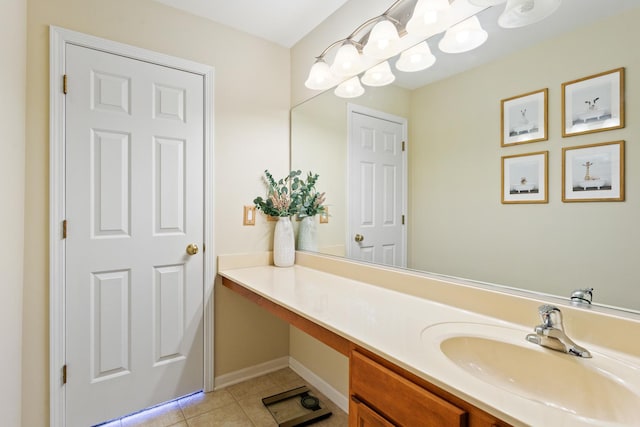 17857 Wilker Dr, Lockport, IL 60441 - bathroom featuring tile patterned floors and vanity