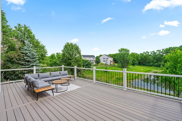 17857 Wilker Dr, Lockport, IL 60441 - wooden terrace with an outdoor living space