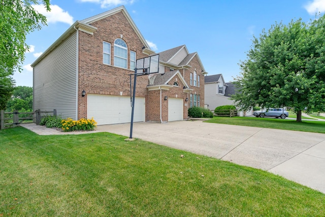 17857 Wilker Dr, Lockport, IL 60441 - view of front of home with brick siding, a garage, and driveway