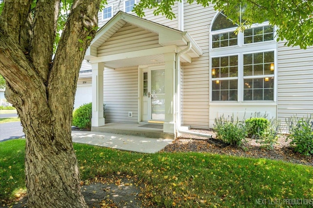251 Abington Ln, North Aurora, IL 60542 - doorway to property with an attached garage
