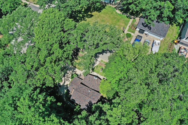 3720 E Lake Shore Dr, Wonder Lake, IL 60097 - aerial view of property and surrounding area