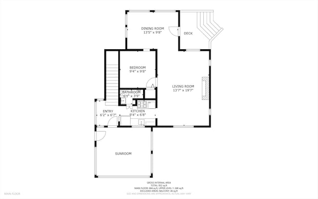 3720 E Lake Shore Dr, Wonder Lake, IL 60097 - view of room layout