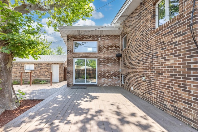 1649 Larry Ln, Glendale Heights, IL 60139 - view of wooden deck