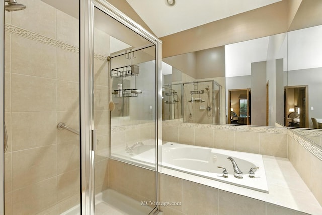 21730 Higley Ln, Frankfort, IL 60423 - full bathroom featuring a bath and a shower stall