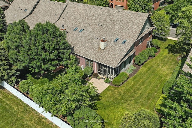 21730 Higley Ln, Frankfort, IL 60423 - view from above of property