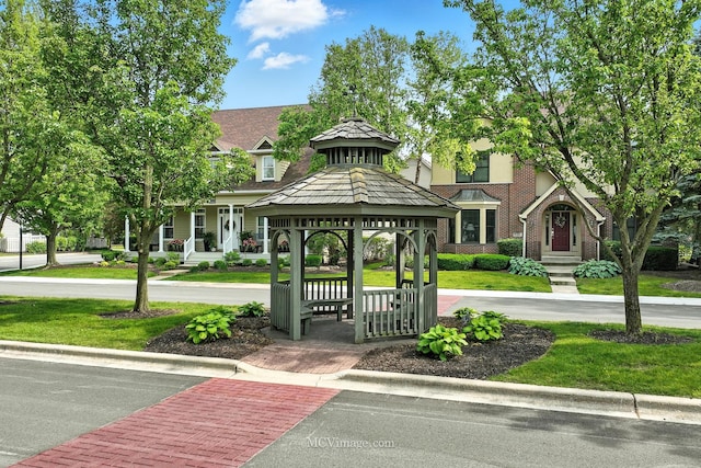 21730 Higley Ln, Frankfort, IL 60423 - surrounding community with a gazebo and a yard