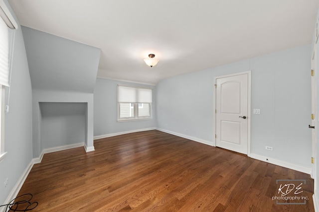330 S Maple St, Itasca, IL 60143 - unfurnished living room featuring wood finished floors and baseboards