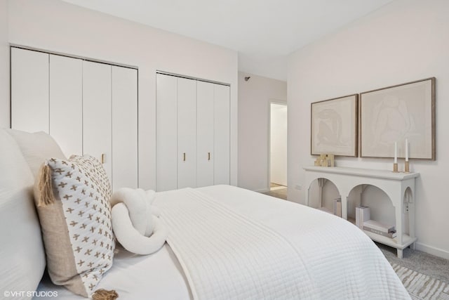 330 W Grand Ave Unit 904, Chicago, IL 60654 - bedroom with two closets and carpet