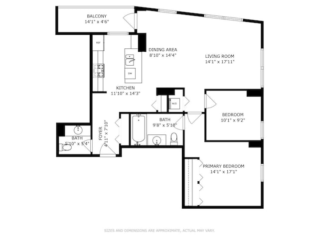 330 W Grand Ave Unit 904, Chicago, IL 60654 - view of property floor plan