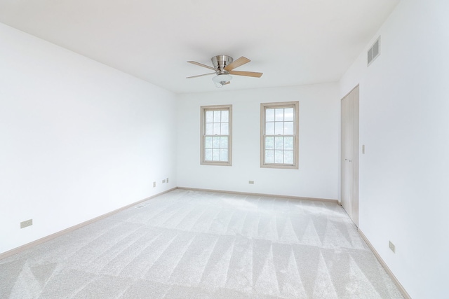 2007 Thornwood Cir, Saint Charles, IL 60174 - empty room with a ceiling fan and light colored carpet