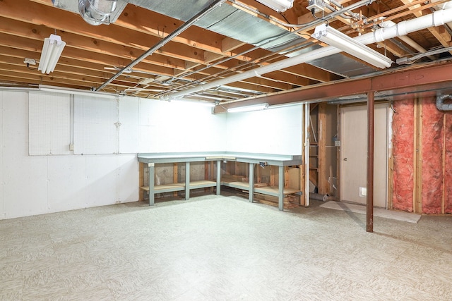 2007 Thornwood Cir, Saint Charles, IL 60174 - unfinished basement with tile patterned floors