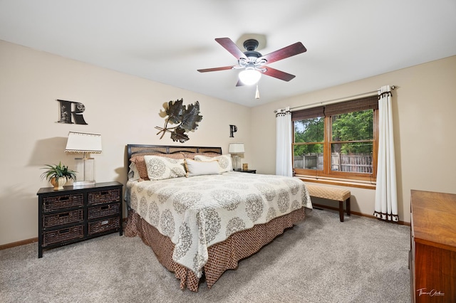 937 Wellington Cir, Aurora, IL 60506 - bedroom with carpet flooring and a ceiling fan
