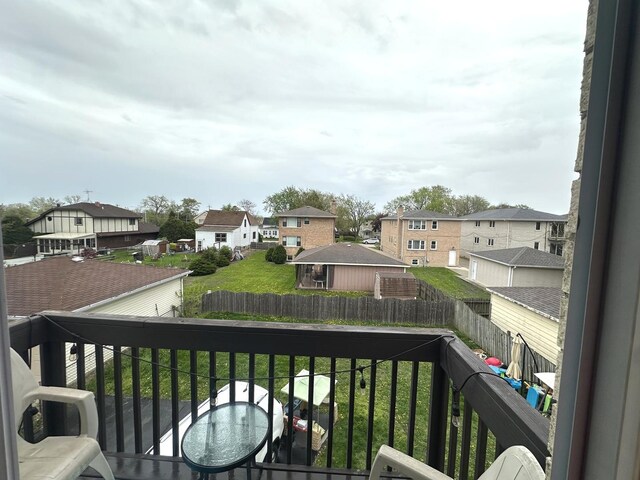 12211 S Spencer St, Alsip, IL 60803 - balcony with a residential view