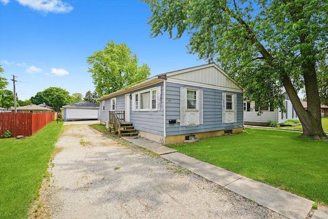 1616 Wilcox St, Crest Hill, IL 60435 - view of front of home featuring a detached garage and entry steps