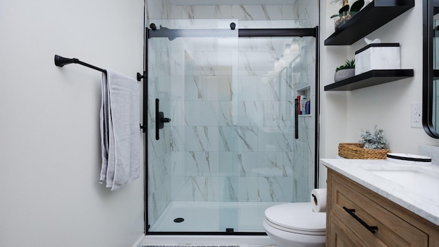 410 Wildberry Dr, Normal, IL 61761 - bathroom featuring vanity and a shower stall