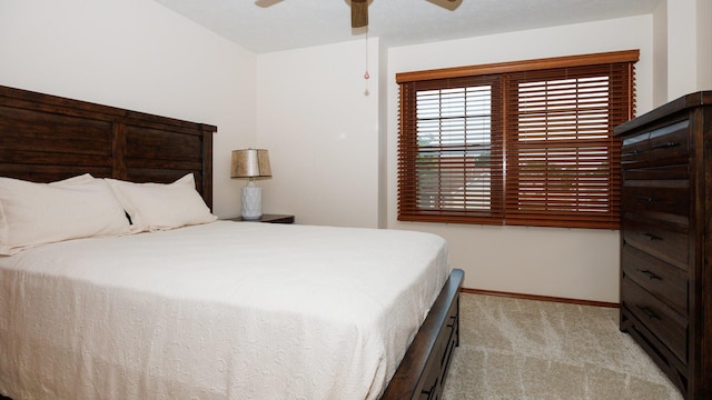 410 Wildberry Dr, Normal, IL 61761 - bedroom with light carpet and a ceiling fan
