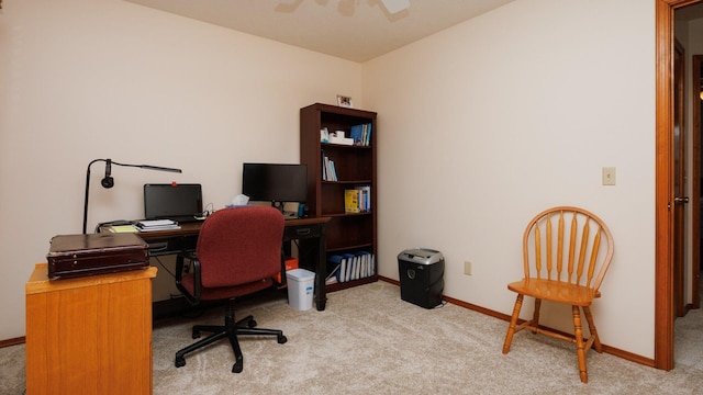 410 Wildberry Dr, Normal, IL 61761 - office with light colored carpet and baseboards