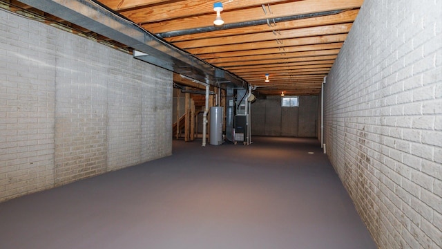 410 Wildberry Dr, Normal, IL 61761 - unfinished below grade area with gas water heater and heating unit