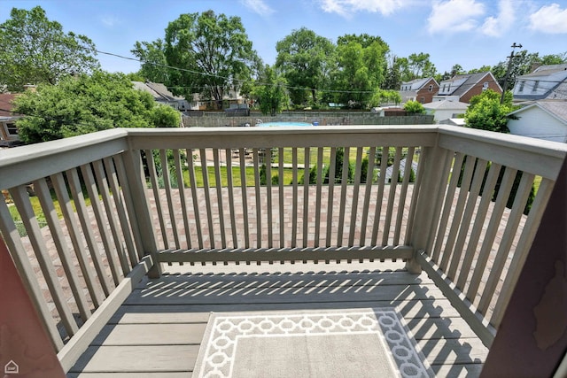 7515 W Roscoe St, Chicago, IL 60634 - view of wooden terrace