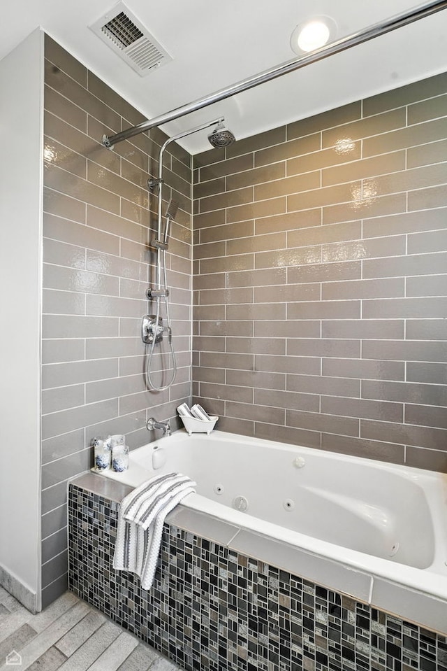 7515 W Roscoe St, Chicago, IL 60634 - full bathroom with a combined bath / shower with jetted tub