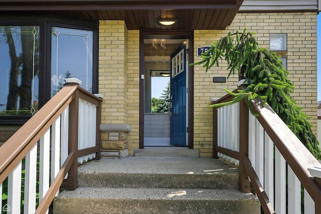 7515 W Roscoe St, Chicago, IL 60634 - view of exterior entry with brick siding