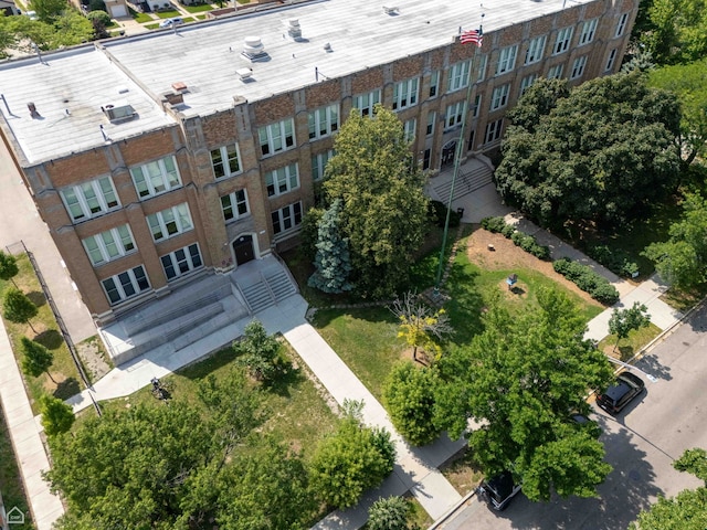 7515 W Roscoe St, Chicago, IL 60634 - drone / aerial view