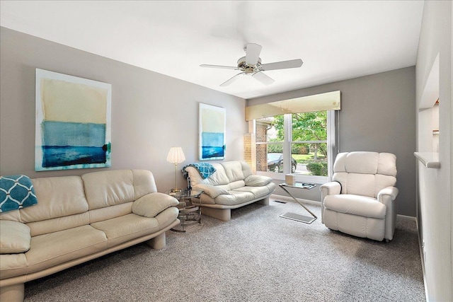 10401 Lismore Ct, Orland Park, IL 60462 - carpeted living room featuring ceiling fan