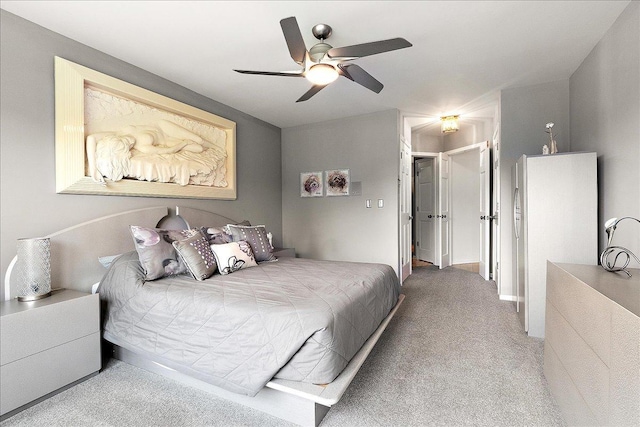 10401 Lismore Ct, Orland Park, IL 60462 - carpeted bedroom with a ceiling fan