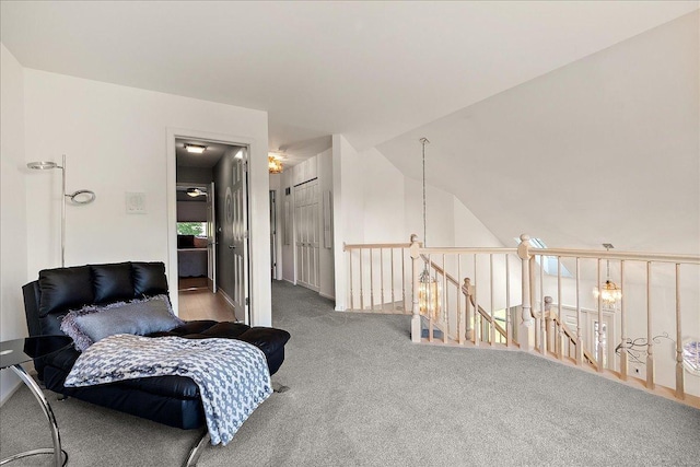 10401 Lismore Ct, Orland Park, IL 60462 - bedroom with carpet and vaulted ceiling