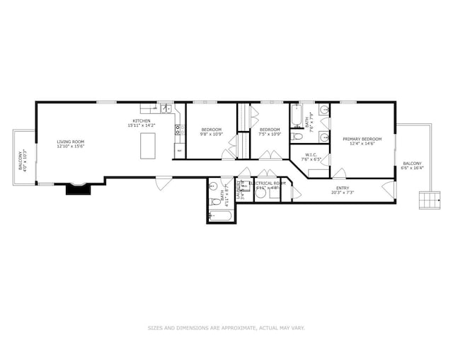 6123 S Kimbark Ave Unit 2N, Chicago, IL 60637 - view of room layout