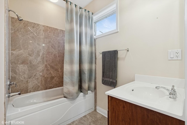 6123 S Kimbark Ave Unit 2N, Chicago, IL 60637 - bathroom with shower / bath combo with shower curtain and vanity