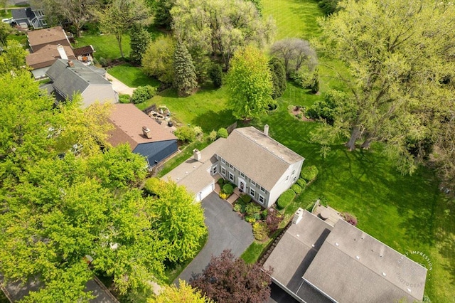 1228 N W St, Naperville, IL 60563 - drone / aerial view