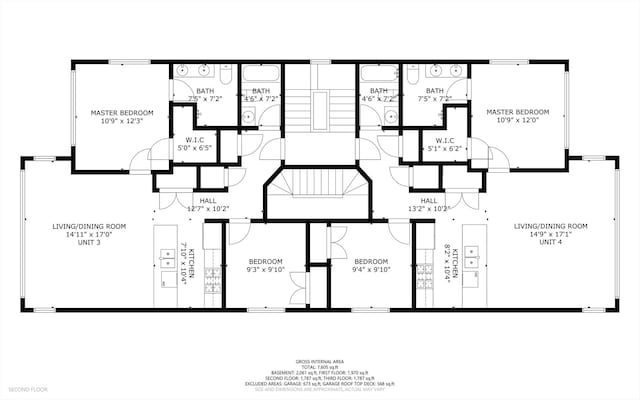 2147 W Adams St Unit 3N, Chicago, IL 60612 - view of property floor plan