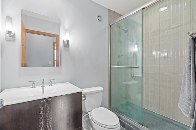 431 S Dearborn St Unit 1303, Chicago, IL 60605 - bathroom featuring vanity and a shower stall