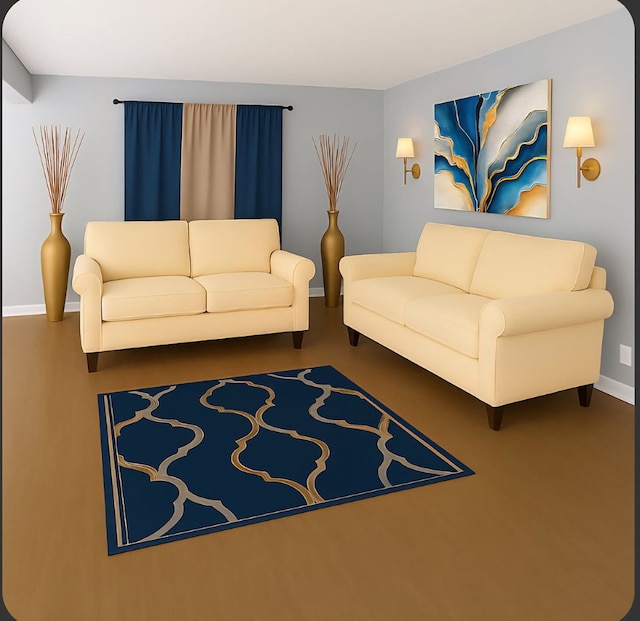301 Cornell Ave, Calumet City, IL 60409 - living room featuring baseboards