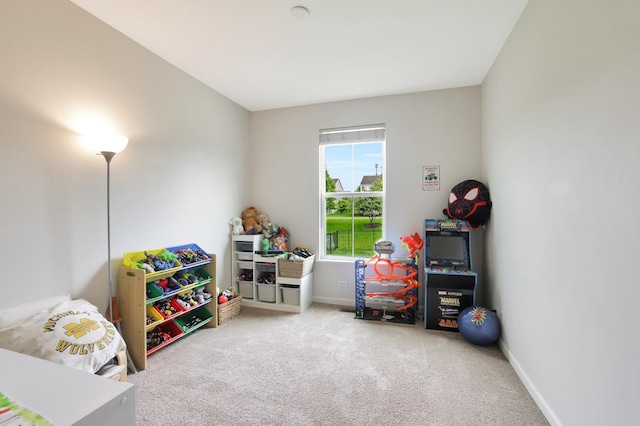 9054 Clinnin Ln, Huntley, IL 60142 - rec room with carpet flooring and baseboards